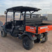 2021 Kubota RTV-X1140W-H Plastic Canopy, Windshield Acrylic Clear, LED Strobe Light, Wire Harness Kit, Back up Alarm
