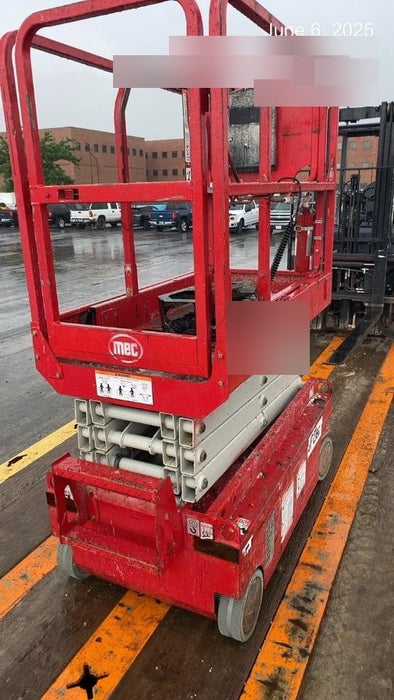2017 MEC 1330SE 13' Scissor Lift w/2 Year Full Extended Warranty