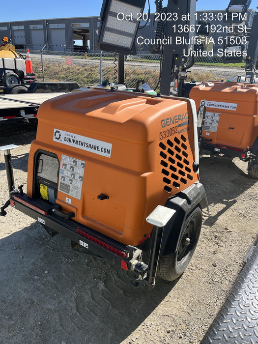 2023 Generac MLT2 Diesel, Flex Switch 120V Input, Powerzone Controller, (4) 320W LED Lights, 4kW Generator, 39.9 Gal Fuel Tank, 2" Ball, T3