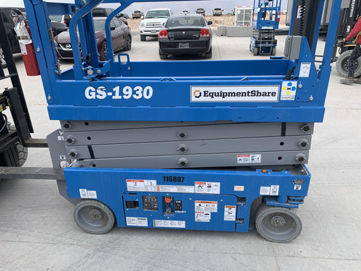 2020 Genie GS-1930 Solid Non Marking Tires, Beacon, Folding rails with half height swing gate