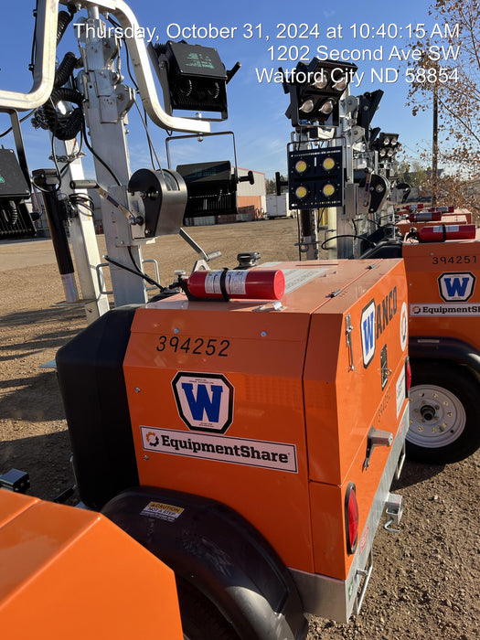 2024 Wanco WLTT-4MM4K Diesel, Deep Sea Controller, Shore Power Plug, Auto Start, (4) 350W LED Floodlights, 4kW Generator, 60 Gal Fuel Tank, 2" Ball, T3