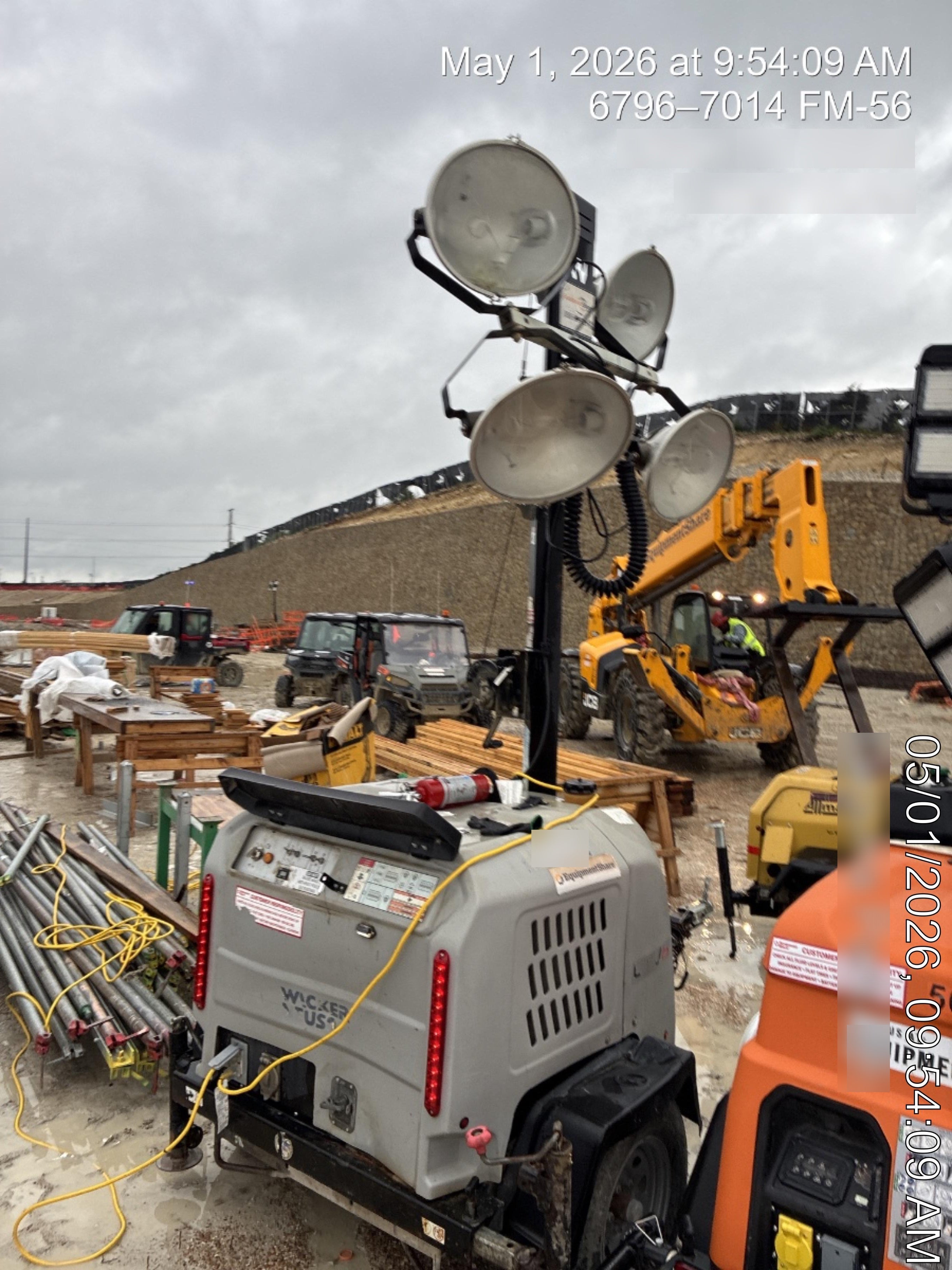 Wacker Neuson LTV6K-MH Wacker Neuson LTV6K Towable Light Tower