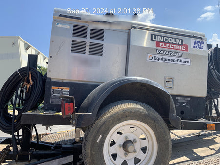 2020 Lincoln Electric Vantage 322 Welder Ready-Pak 3, w/ GPS & Decals (includes trailer, cable rack, fender light kit)