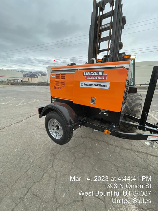 2022 Lincoln Electric LE400 Kubota V1505, Trlr, Cable Rack, Light Kit, ES Decals, T3