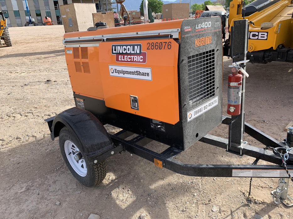 2022 Lincoln Electric LE400 Kubota V1505, Trlr, Cable Rack, Light Kit, ES Decals, T3