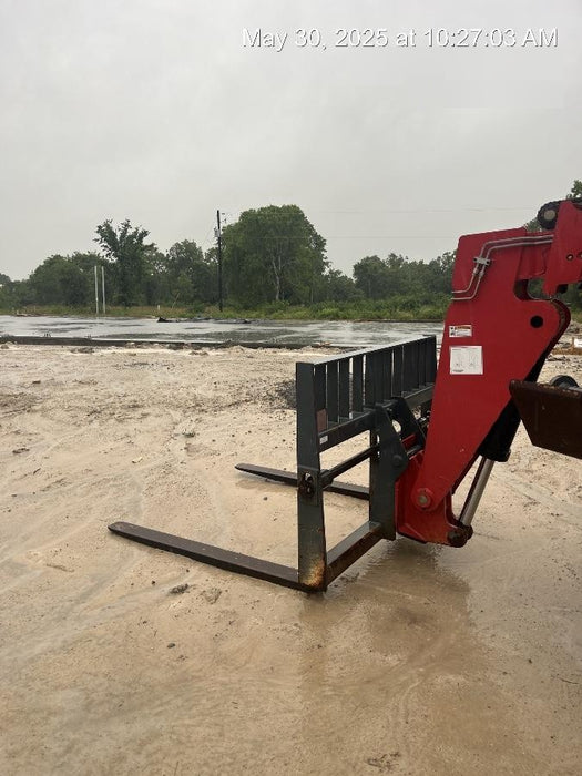 2018 Manitou MTA10055 Manitou MTA 10055 w/Cab/Heat/AC, Work Lights/Strobe, Aux Hyd, Solid Tires, Lift Hook, 66" Carriage, 60" Forks