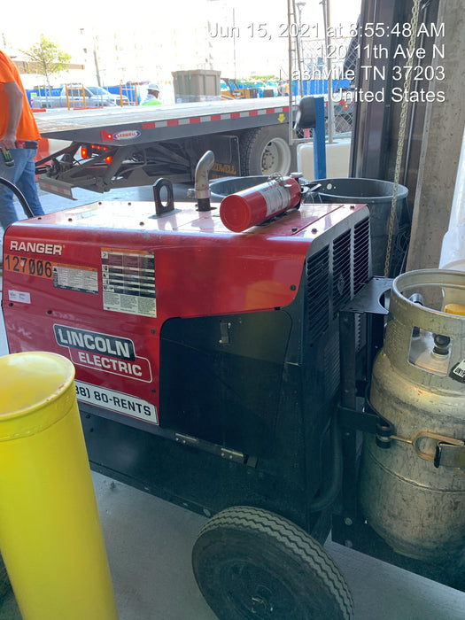 2021 Lincoln Electric Ranger 305 LPG K3430-1, Ranger 305 LPG, Undercarriage, Tank Holder & Strap, 10kw AC Gen, 25hp Kohler LPG Eng