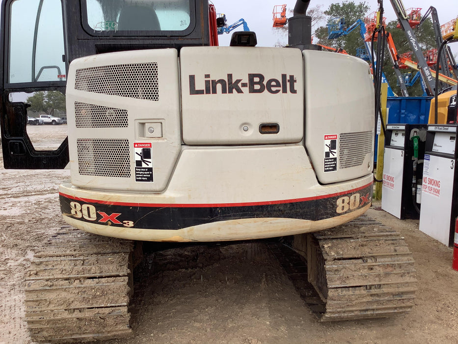 2020 Link-Belt 80X3EX 80 X3 SPIN ACE FINAL TIER 4 HYDRAULIC CRAWLER EXCAVATOR BASE MACHINE F.O.B. PORT OF ENTRY