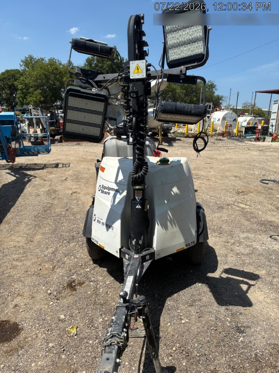 2023 Generac MLT2 Diesel, Flex Switch 120V Input, Powerzone Controller, 
(4) 320W LED Lights, 4kW Generator, 39.9 Gal Fuel Tank, 2" Ball, T3