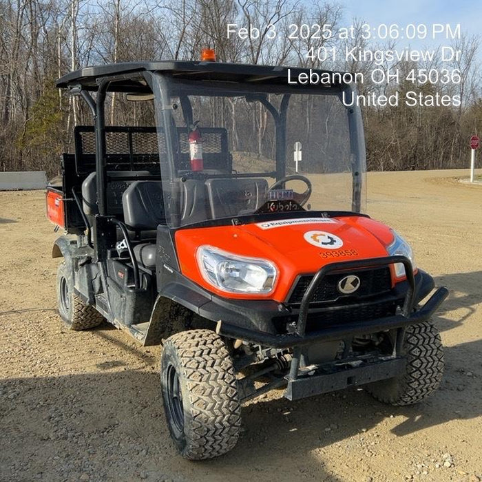 2024 Kubota RTV-X1140W-H 4WD, LED Strobe, Windshield Acrylic Clear, Plastic Canopy, Wire Harness Kit, Backup Alarm