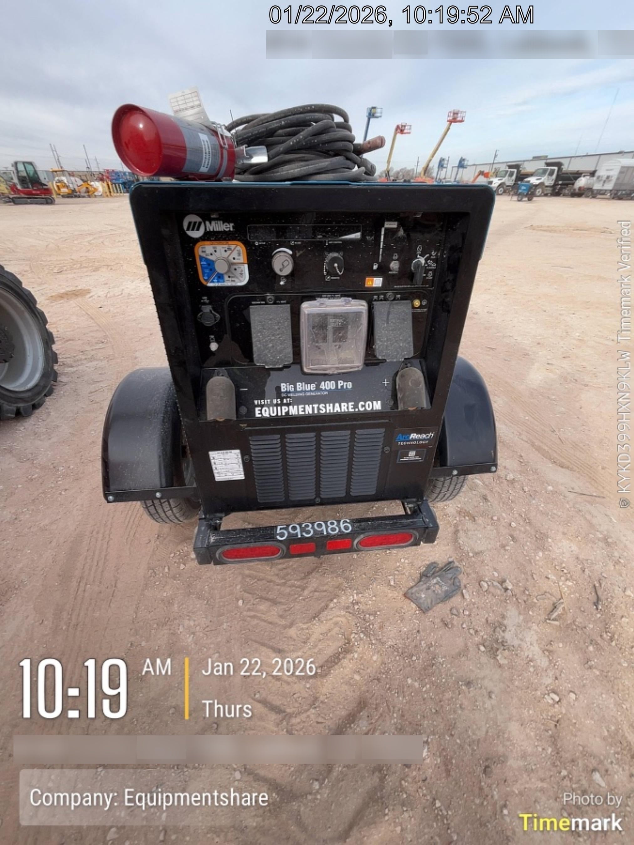 2025 MILLER ELECTRIC BIG BLUE 400