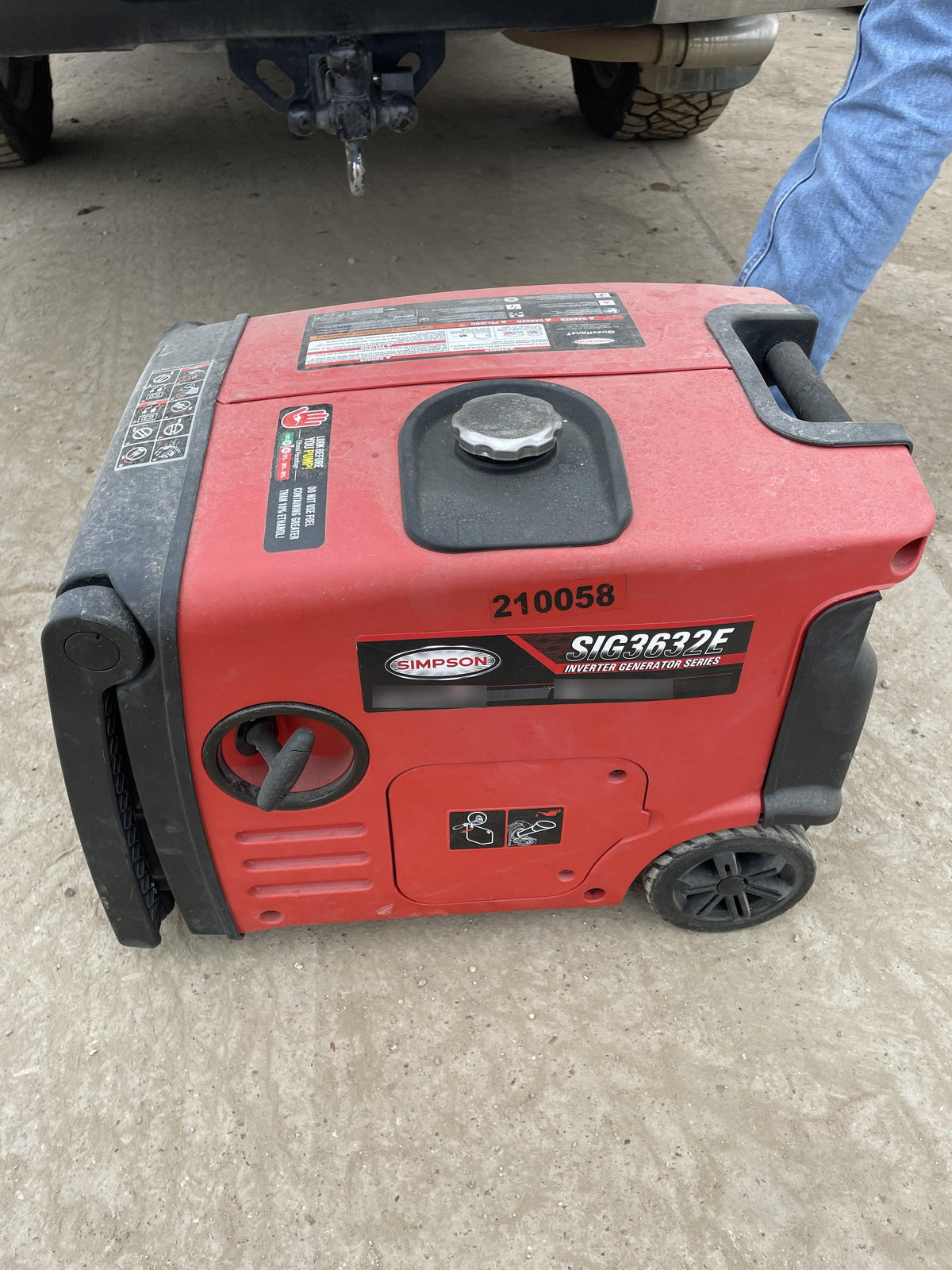 2022 Simpson SIG3632E Simpson 212CC Engine, 3200W