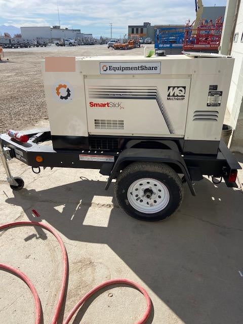 2020 Multiquip DLW400ESA4 400 amp Welder, 14kW, 120/240V, T4F Kubota, Trailer