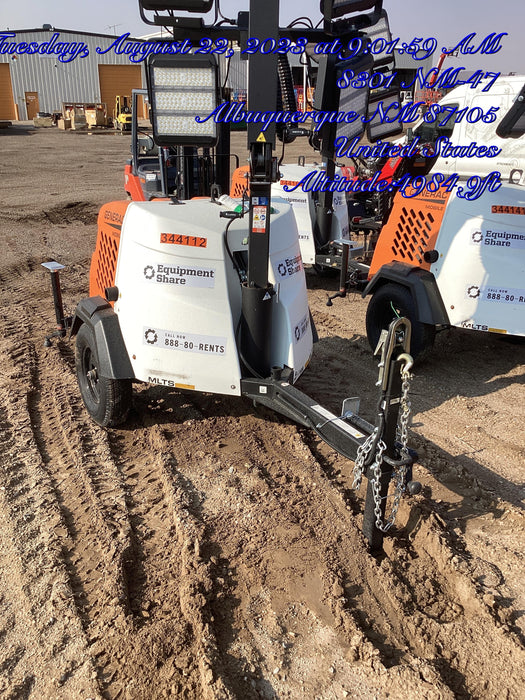 2023 Generac MLT2 Diesel, Flex Switch 120V Input, Powerzone Controller, (4) 320W LED Lights, 4kW Generator, 39.9 Gal Fuel Tank, 2" Ball, T3