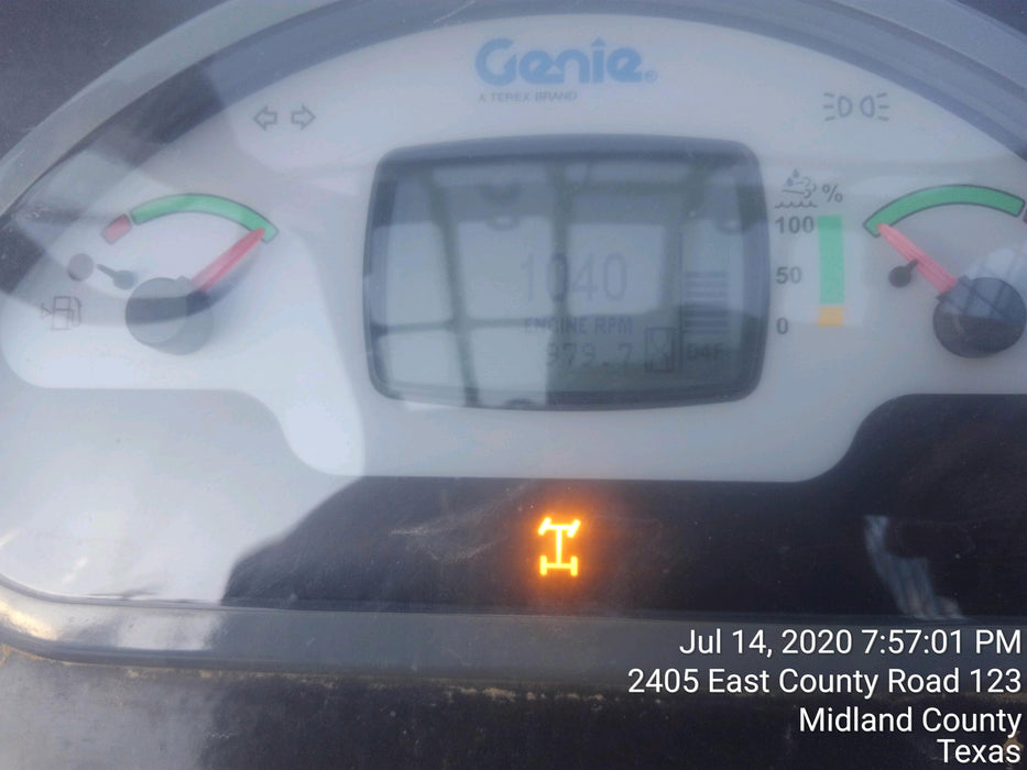 2018 Genie GTH-1056 Genie GTH-1056 w/Open ROPS, Foam Filled Tires, Work Light/Beacon, 60" Carriage and Forks