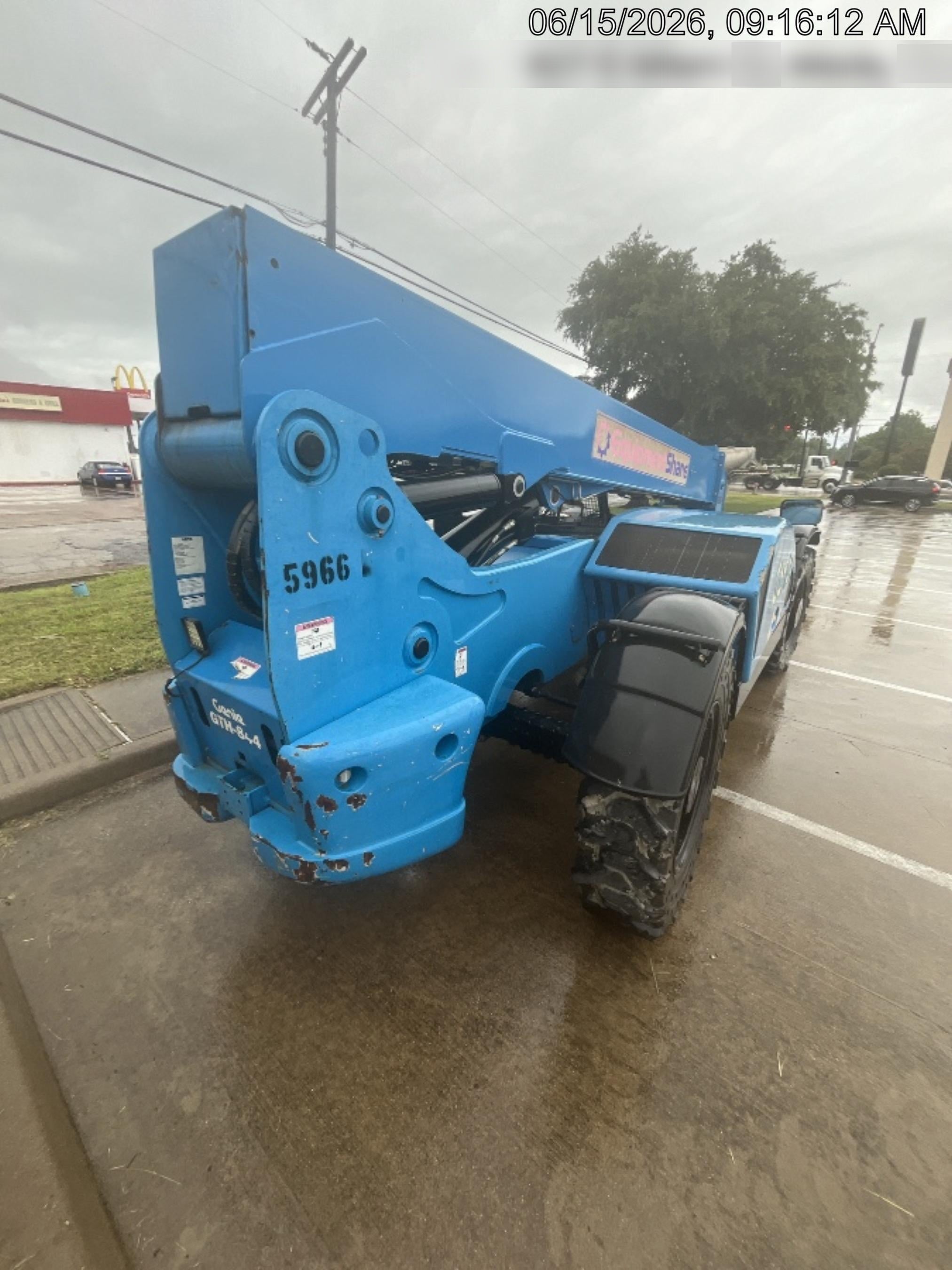 2017 Genie GTH-844 Genie GTH-844, Solid Tires, 60" carriage/forks, Open ROPS, Work Lights