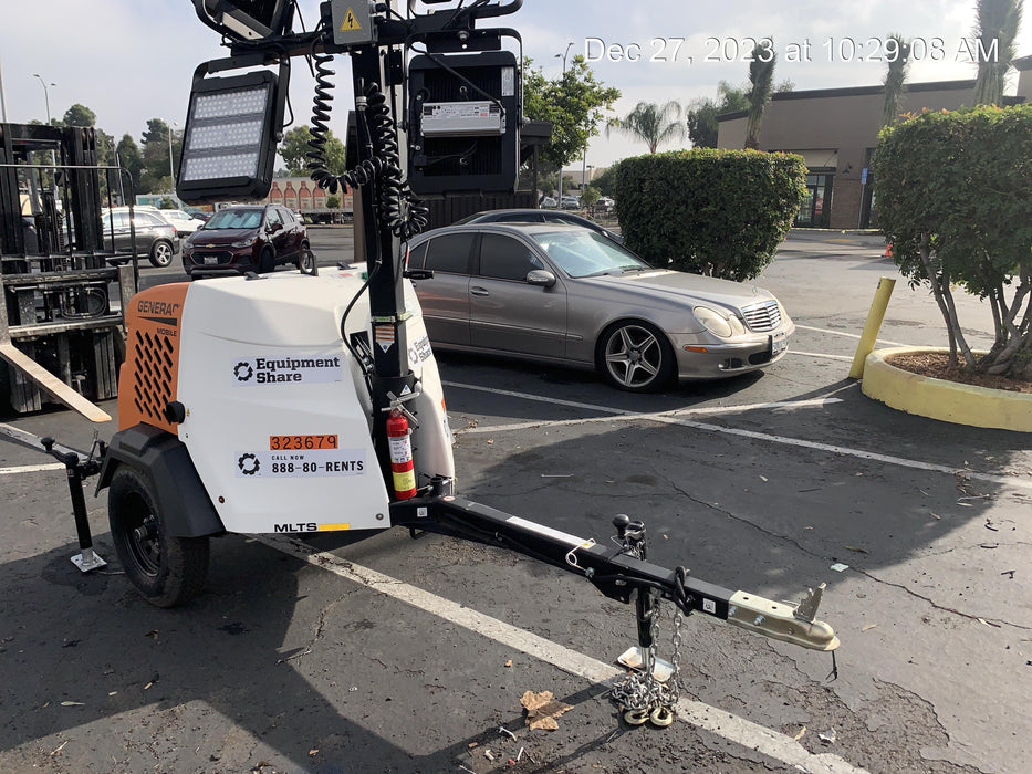 2023 Generac MLT2 Diesel, Flex Switch 120V Input, Powerzone Controller, (4) 320W LED Lights, 4kW Generator, 39.9 Gal Fuel Tank, 2" Ball, T3