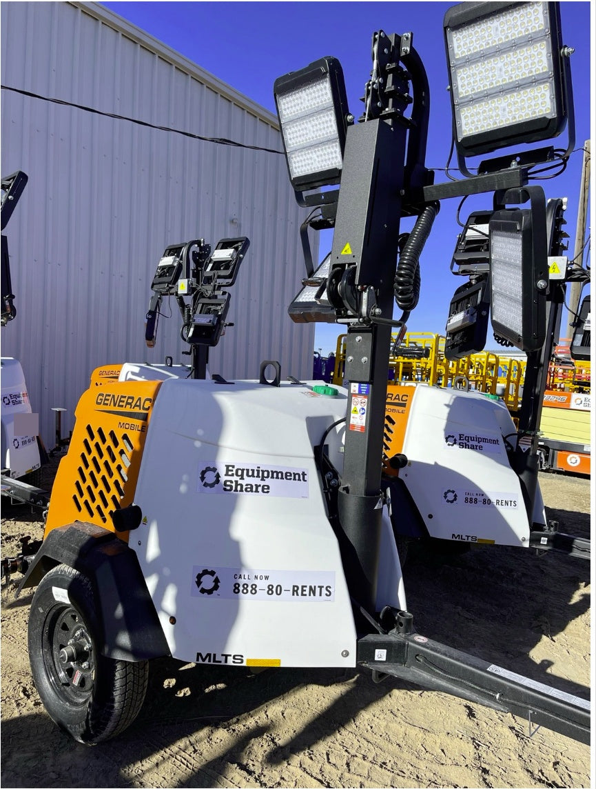2023 Generac MLT2 Diesel, Flex Switch 120V Input, Powerzone Controller, 
(4) 320W LED Lights, 4kW Generator, 39.9 Gal Fuel Tank, 2" Ball, T3