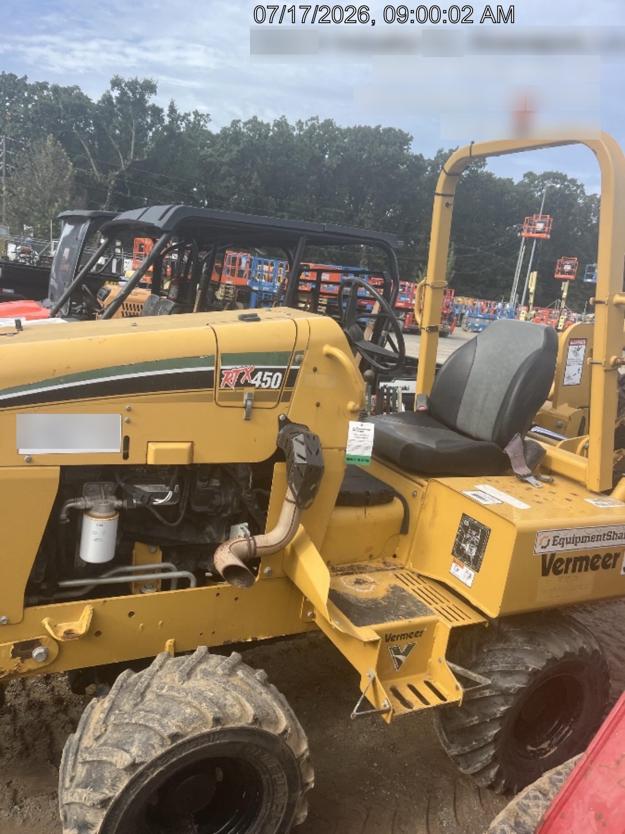2019 VERMEER RTX450