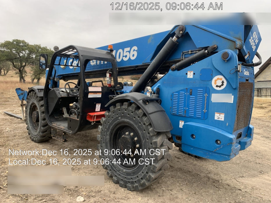 2018 Genie GTH-1056 Genie GTH-1056 w/ROPS, Work Lights, Solid Tires, RH Cab Mesh, Beacon, 60" Carriage and Forks
