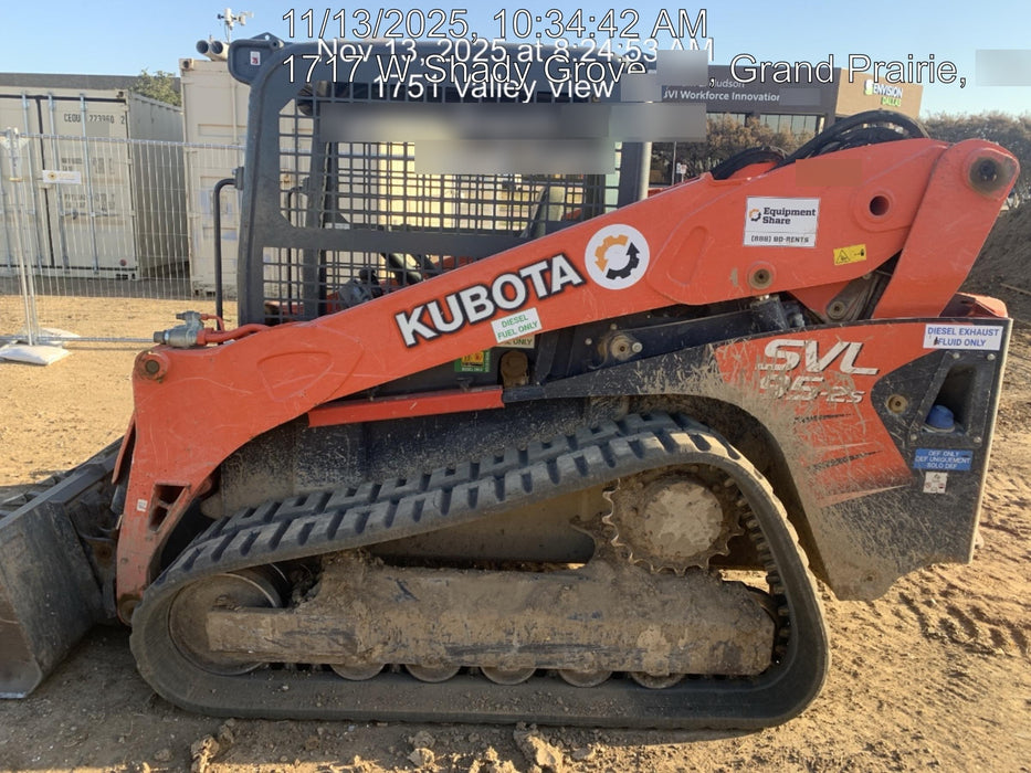 2020 Kubota SVL95-2S Canopy, Standard Tracks, Standard Flow