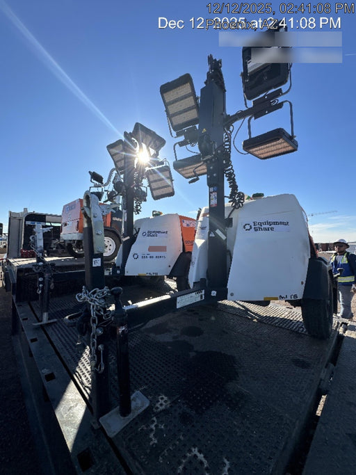 2023 Generac MLT2 Diesel, Flex Switch 120V Input, Powerzone Controller, 
(4) 320W LED Lights, 4kW Generator, 39.9 Gal Fuel Tank, 2" Ball, T3