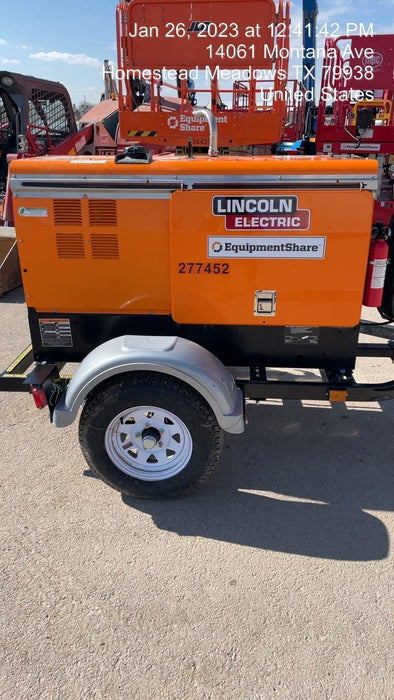 2022 Lincoln Electric LE400 Kubota V1505, Trlr, Cable Rack, Light Kit, ES Decals, T3