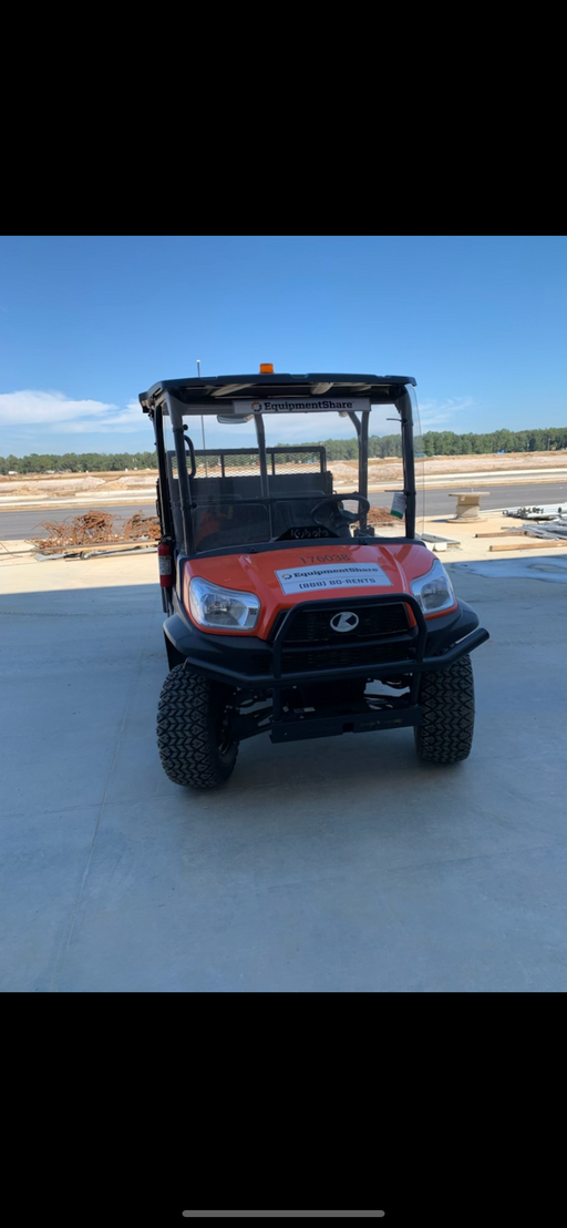 2021 Kubota RTV-X1140W-H Plastic Canopy, Windshield Acrylic Clear, LED Strobe Light, Wire Harness Kit, Back up Alarm