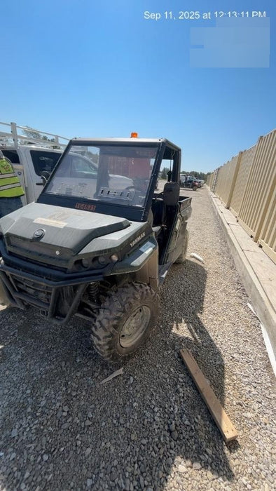 2021 Yanmar YU1000 Canopy, Steel Wheel, Poly WindShield, Beacon, Backup Alarm