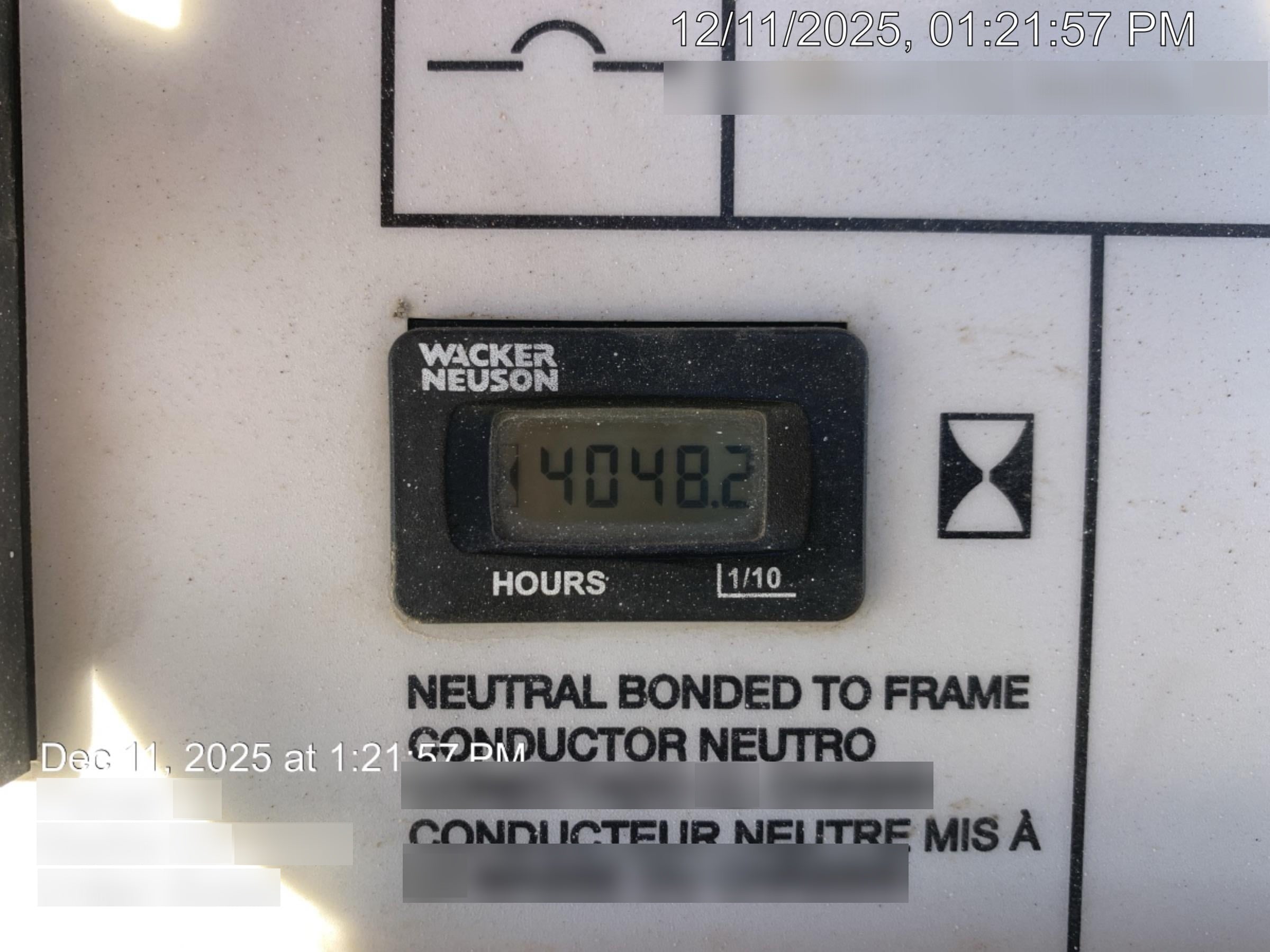 2019 Wacker Neuson LTV6L-MH Standard Options, ES Track Hardware, Fuel Level Sensor