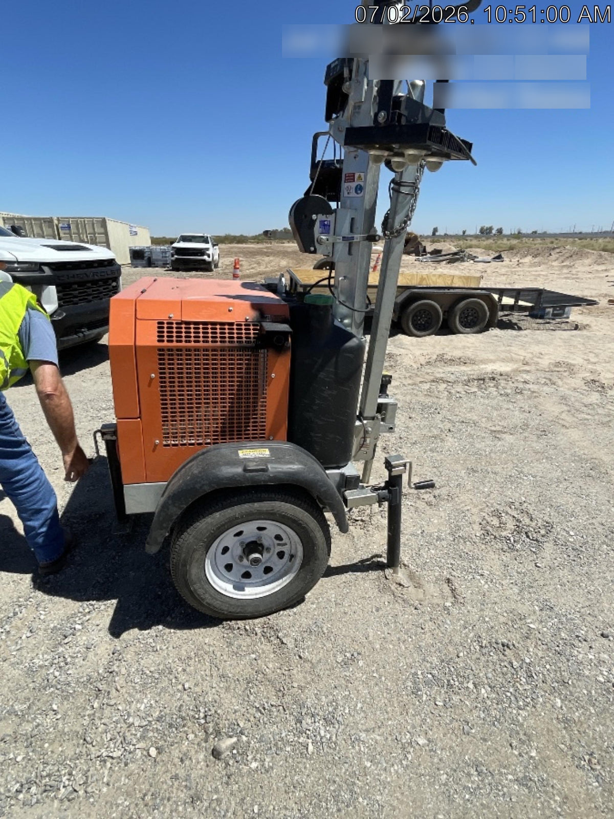 2024 Wanco WLTT-4MM4K Diesel, Deep Sea Controller, Shore Power Plug, Auto Start, (4) 350W LED Floodlights, 4kW Generator, 60 Gal Fuel Tank, 2" Ball, T3