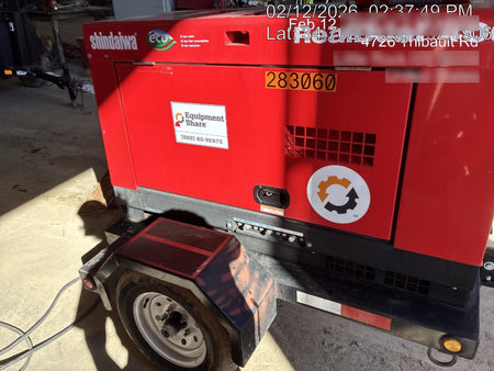 2022 Shindaiwa DGW400MDL Kubota D902 Engine, 23 HP, Dual Op Welder, Wire, Arc, Droop Stick, Tig, and CC Stick Functionality, Simulphase, 3 Phase and 1 Phase Gen Output, Single Axle NB Trlr, Slr Trckl Chrg 12V 12W, Fire Ext