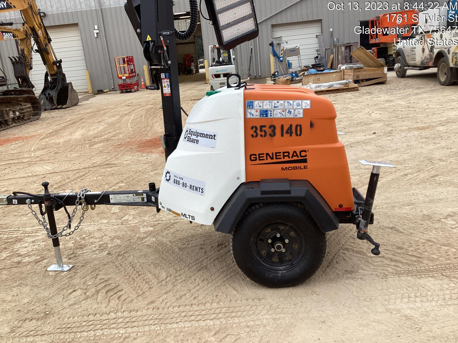 2023 Generac MLT2 Diesel, Flex Switch 120V Input, Powerzone Controller, (4) 320W LED Lights, 4kW Generator, 39.9 Gal Fuel Tank, 2" Ball, T3