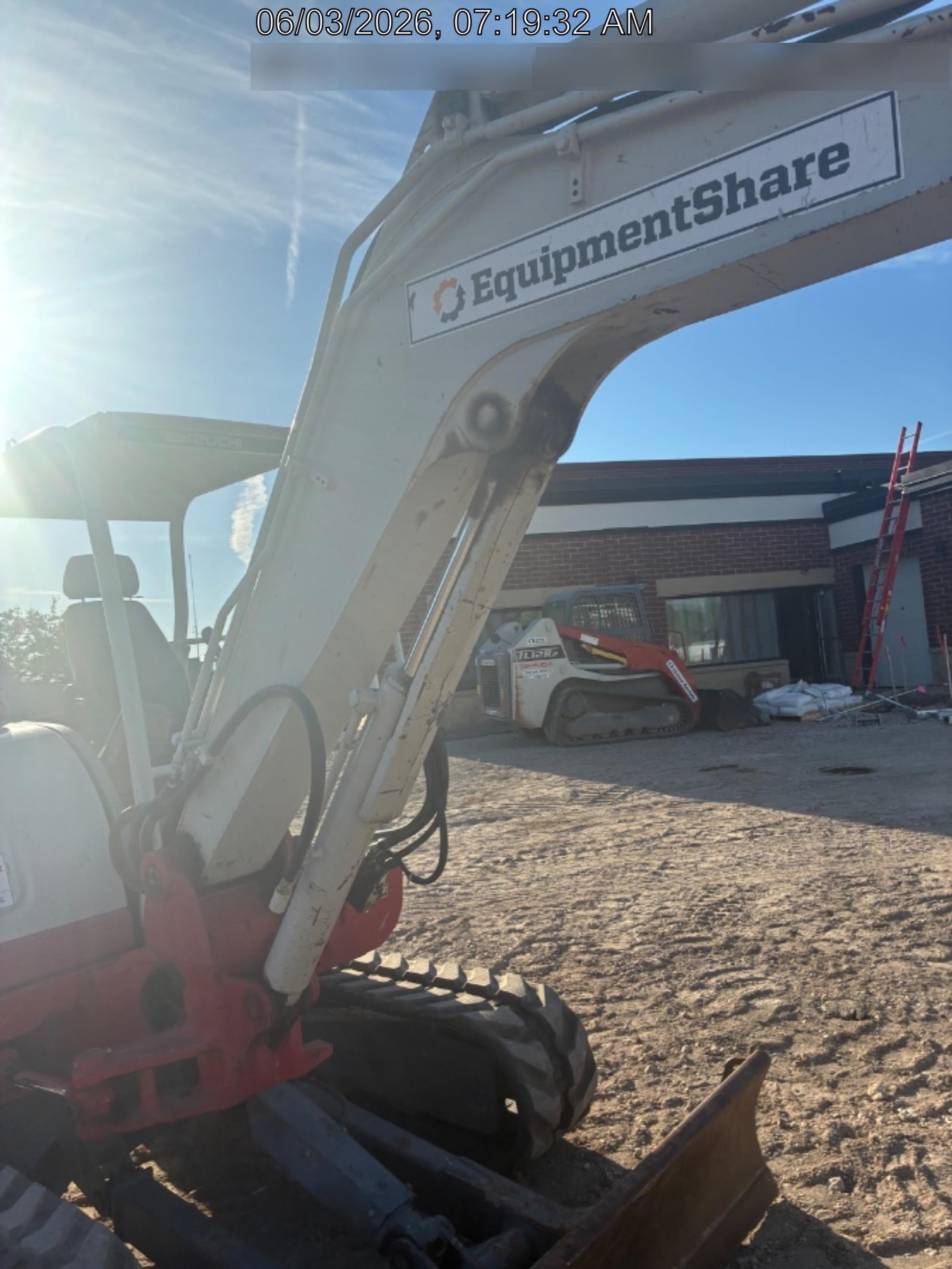 2019 Takeuchi TB260 Takeuchi TB260 Canopy w/Rubber Tracks, Auxiliary Hydraulics, Standard Blade, Manual QC, 12 / 18 / 24" Buckets, Hydraulic Thumb Installed