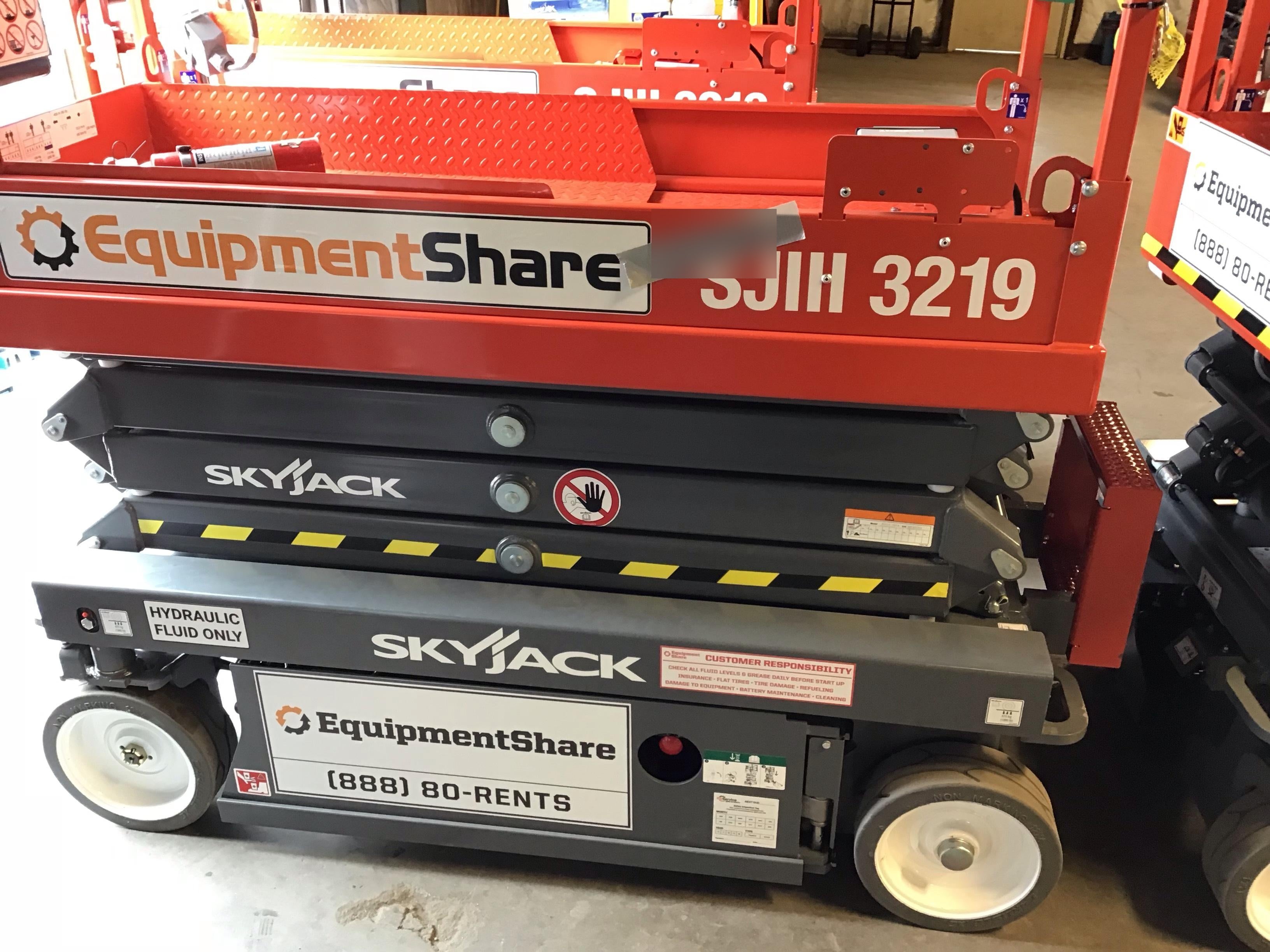 2019 Skyjack SJIII-3219 Standard Options