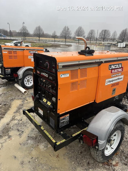 2022 Lincoln Electric LE400 Kubota V1505, Trlr, Cable Rack, Light Kit, ES Decals, T3