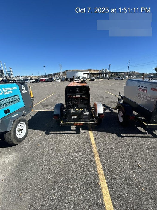 2022 Lincoln Electric LE400 Kubota V1505, Trlr, Cable Rack, Light Kit, ES Decals, T3