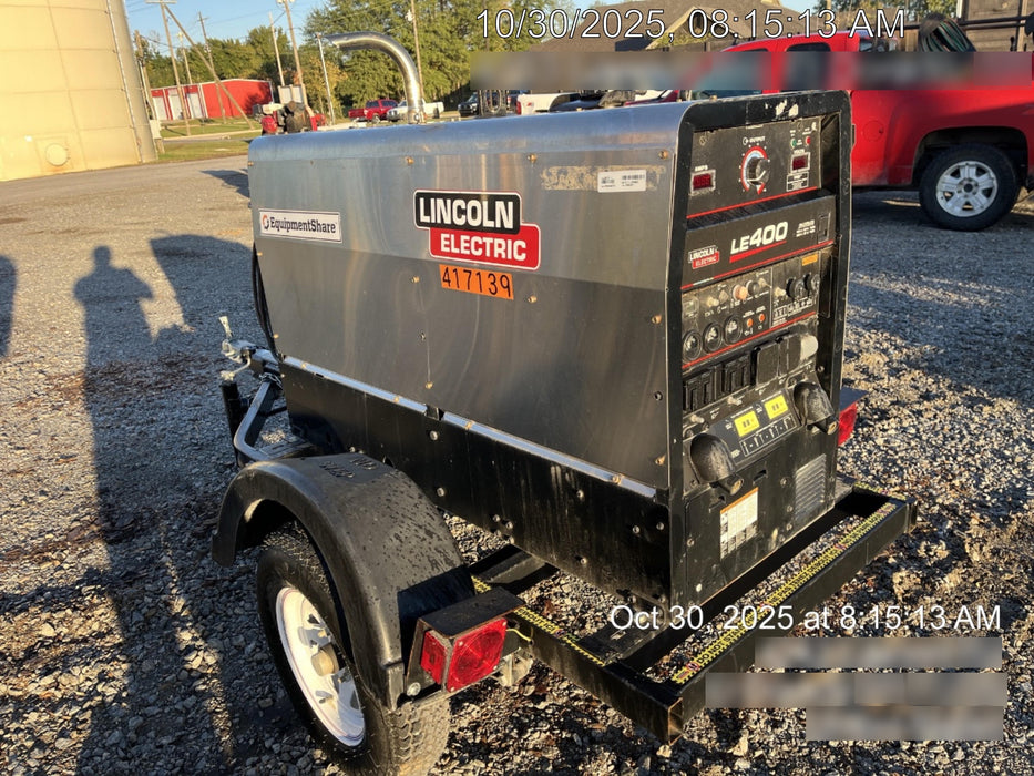 2024 Lincoln Electric LE400 Kubota V1505, Trlr, Cable Rack, Light Kit, ES Decals, T3