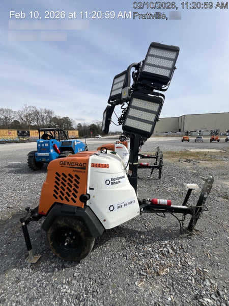 2023 Generac MLT2 Diesel, Flex Switch 120V Input, Powerzone Controller, (4) 320W LED Lights, 4kW Generator, 39.9 Gal Fuel Tank, 2" Ball, T3
