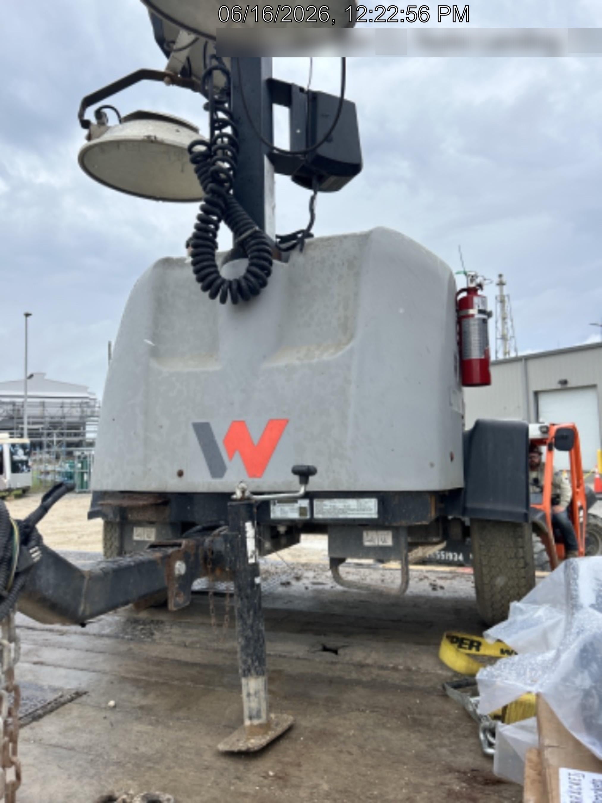 Wacker Neuson LTV6K-MH Power mast, 1100W MH, Fuel Sensors, Wiring Harness