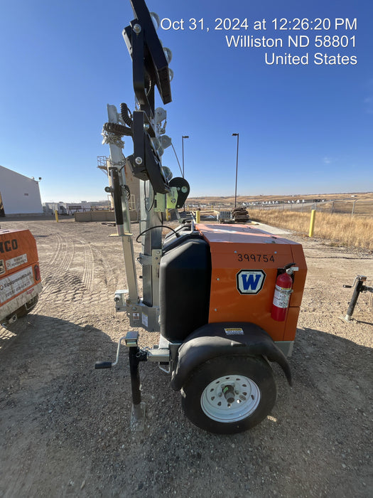 2024 Wanco WLTT-4MM4K Diesel, Deep Sea Controller, Shore Power Plug, Auto Start, (4) 350W LED Floodlights, 4kW Generator, 60 Gal Fuel Tank, 2" Ball, T3