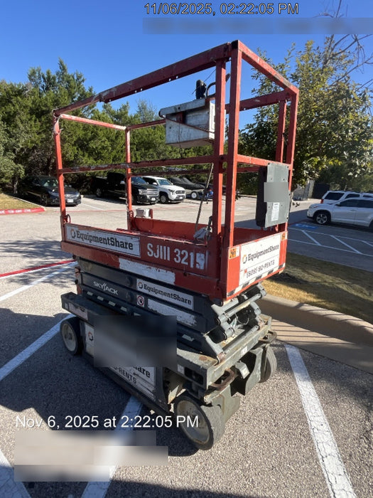 2019 Skyjack SJIII-3219 Standard Options, Trojan Batteries