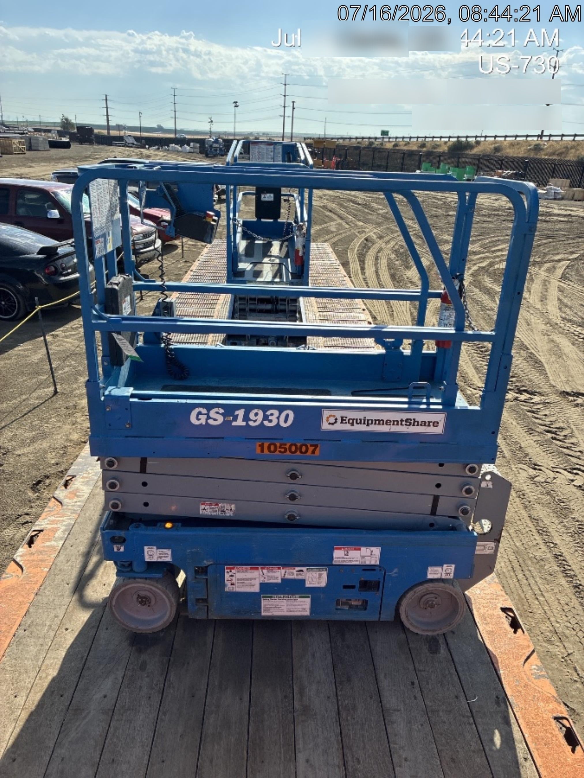 2020 Genie GS-1930 Fixed rails with chain entry gate - Pre A92.20, 800W Inverter