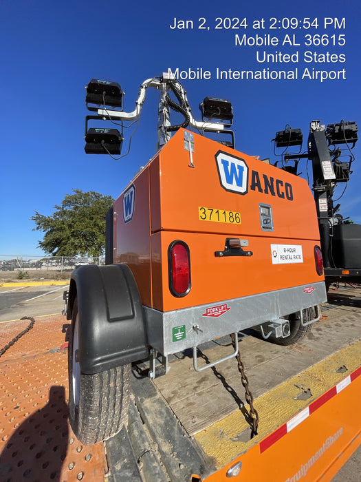 2023 Wanco WLTT-4MM4K Diesel, Deep Sea Controller, Shore Power Plug, Auto Start, (4) 350W LED Floodlights, 4kW Generator, 60 Gal Fuel Tank, 2" Ball, T3