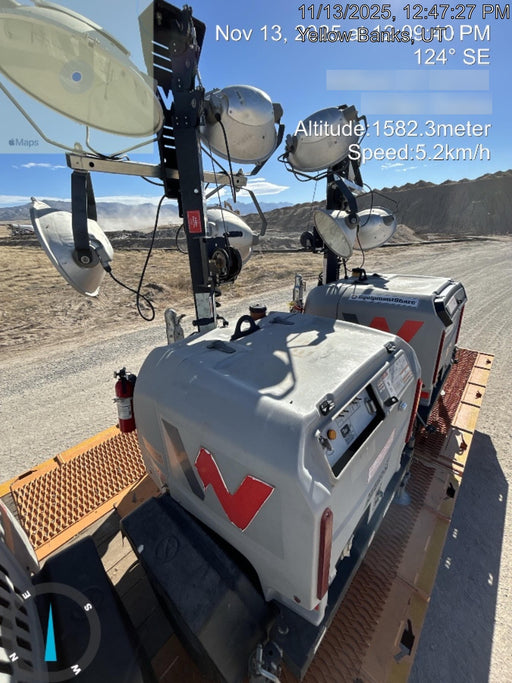 Wacker Neuson LTV6K-MH Wacker Neuson LTV6K Mobile Light Tower w/Fuel Level Sensor Installed