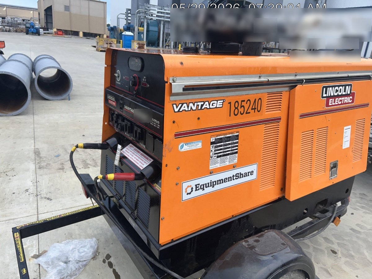 2021 Lincoln Electric Vantage 549X Ready Pak 3, ORANGE (includes trailer, cable rack, fender light kit)
