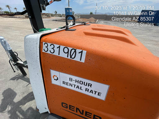 2023 Generac MLT2 Diesel, Flex Switch 120V Input, Powerzone Controller, (4) 320W LED Lights, 4kW Generator, 39.9 Gal Fuel Tank, 2" Ball, T3