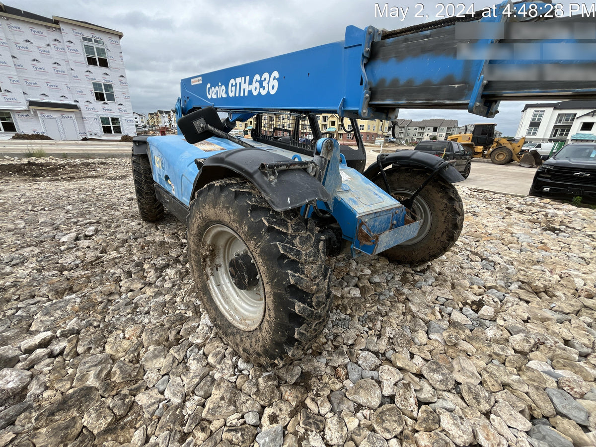 2018 Genie GTH-636 Genie GTH-636 w/Open ROPS, FF Tires, Work Light/Beacon, 48" Carriage and Forks