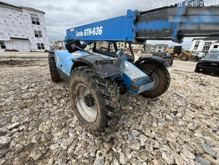2018 Genie GTH-636 Genie GTH-636 w/Open ROPS, FF Tires, Work Light/Beacon, 48" Carriage and Forks