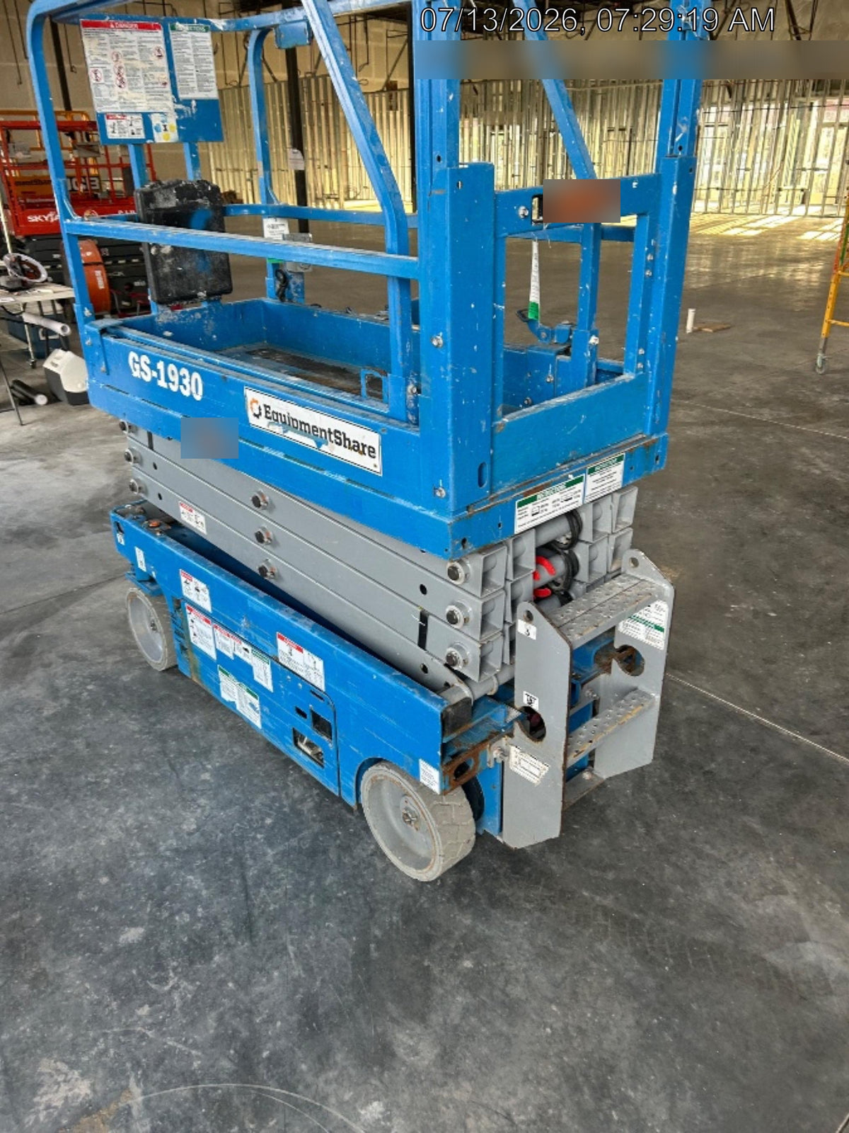 2019 Genie GS-1930 Half Height Swing Gate, 800W Inverter